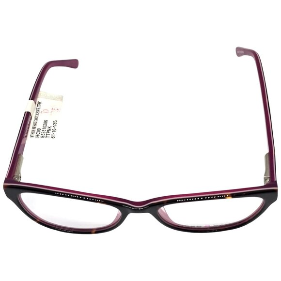 Hard Candy Womens Cat Eye Glasses Frames Tortoise & Pink Acetate 51-16-135 HC09 - Picture 2 of 9